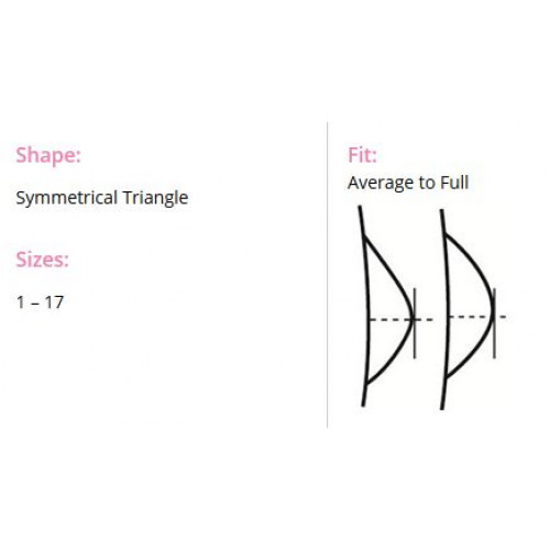 Silk Triangle Plus  Symmetrical Triangle Style 472 by Trulife